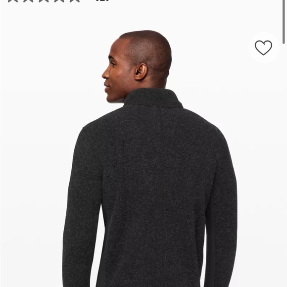 Men's Tundra Trek Charcoal Gray Half-Zip Sweater - Picture 5 of 8